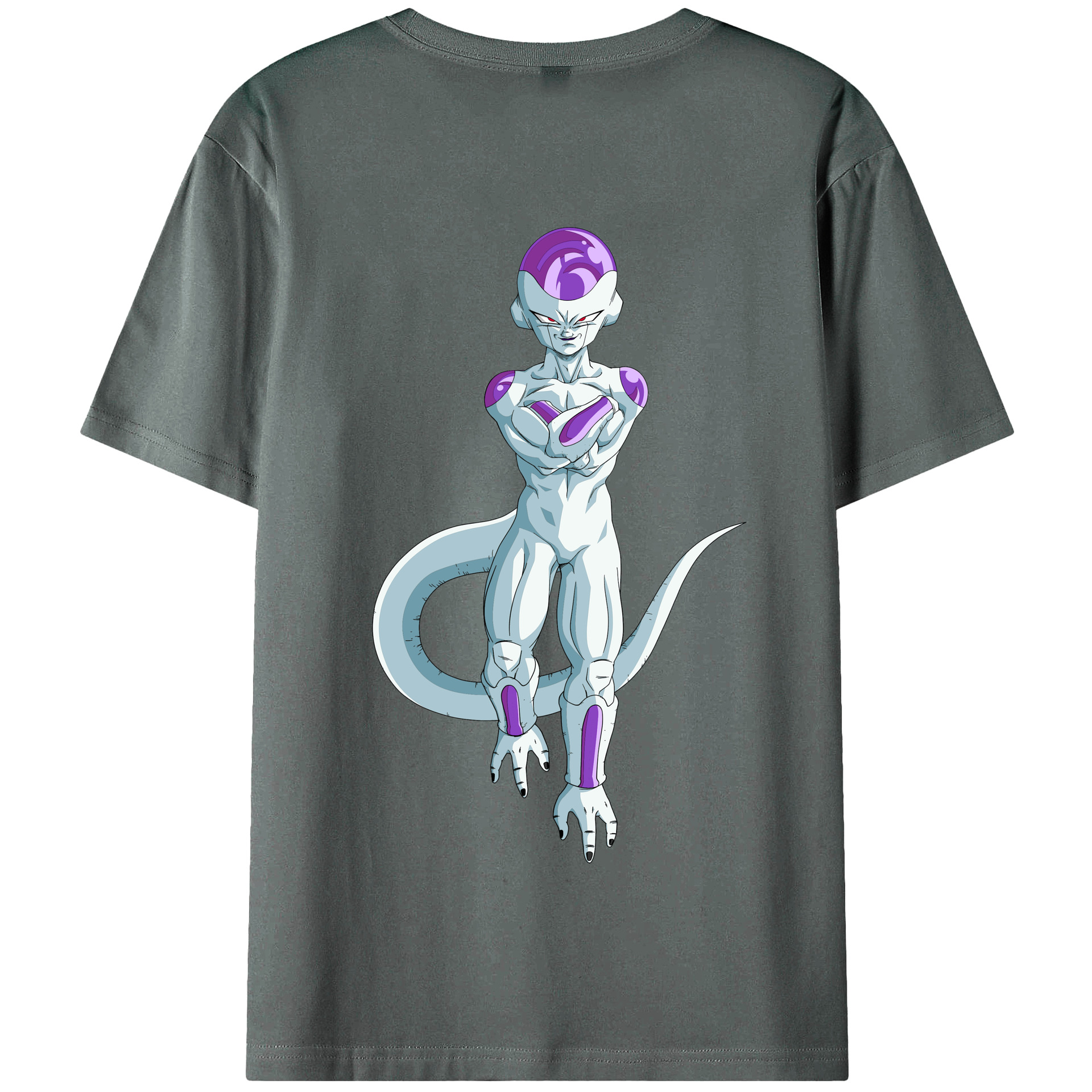 （画像用） ドラゴンボール フリーザ DRAGON BALL Frieza 綿100％半袖Tシャツ（背面プリント）